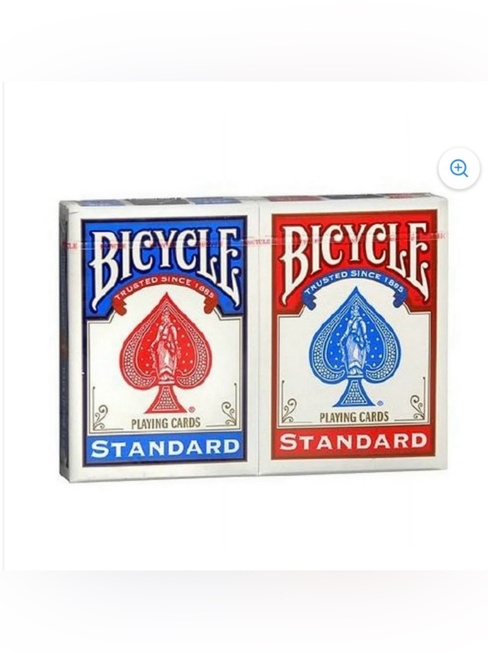 Bicycle Standard Poker Playing Cards - Red & Blue (2-Pack)